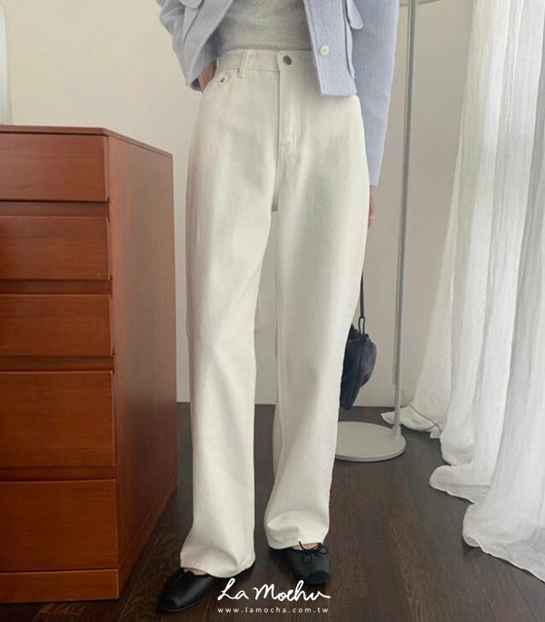 小姐姐直筒牛仔褲